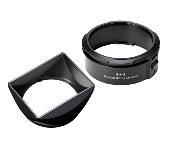 Ensemble complément optique 21 mm Ricoh GW3 + paresoleil GH3 pour GR et GR II