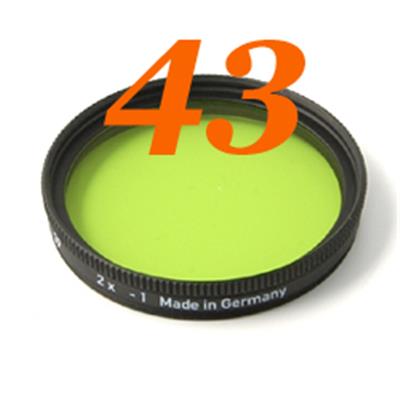 Filtre jaune-vert Heliopan MC diam. 43