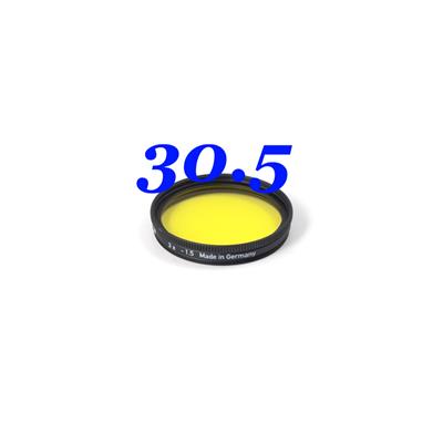 Filtre jaune moyen Heliopan SH-PMC diam. 30,5