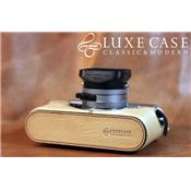 Etui Luxecase en cuir beige pour Leica M8/M9