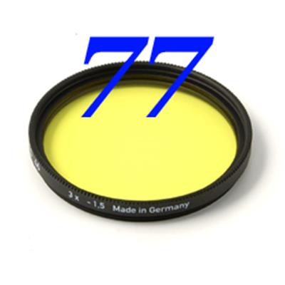 Filtre jaune moyen Heliopan SH-PMC diam. 77