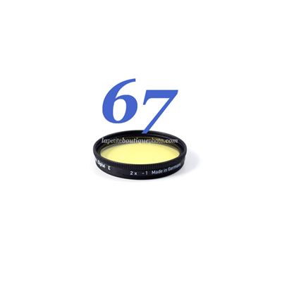 Filtre jaune clair Heliopan SH-PMC diam. 67