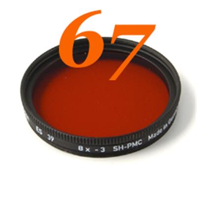 Filtre rouge Heliopan MC diam. 67
