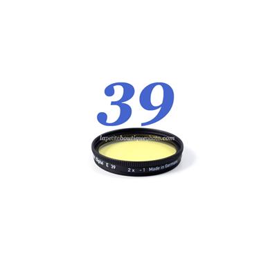 Filtre jaune clair Heliopan MC diam. 39