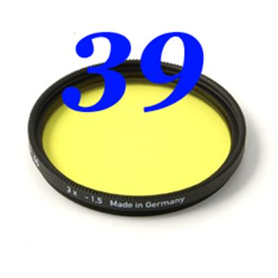 Filtre jaune moyen Heliopan SH-PMC diam. 39