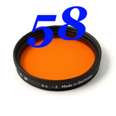 Filtre orange Heliopan MC diam. 58