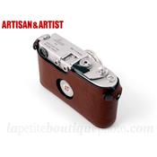 Etui en cuir marron pour Leica M2-M3-M4 Artisan & Artist LMB-M3