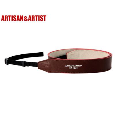 Courroie large en cuir marron Artisan & Artist ACAM-600