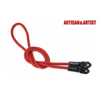Courroie en soie tressée rouge Artisan & Artist ACAM-301N 