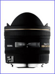 Fisheye diagonal SIGMA 10mm f2.8 DC EX HSM /Nikon