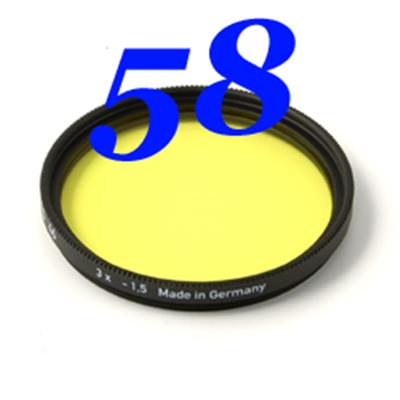 Filtre jaune moyen Heliopan SH-PMC diam. 58