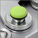 Petit Soft button convexe vert Match Technical avec joint torique 