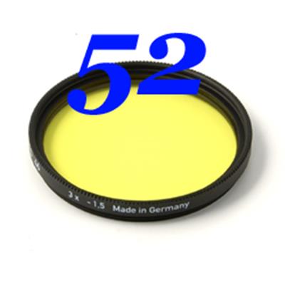 Filtre jaune moyen Heliopan SH-PMC diam. 52