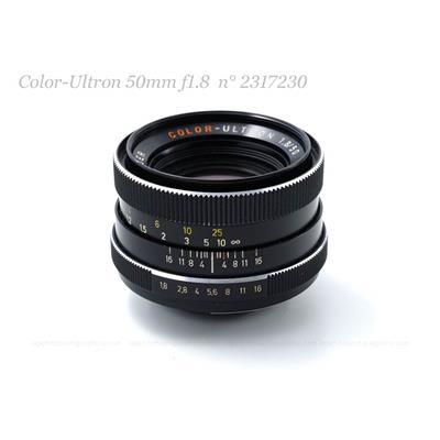 Color-Ultron 50mm f1.8 en monture 42 à vis (occasion)