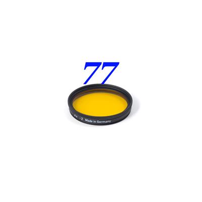 Filtre jaune orangé Heliopan MC diam. 77