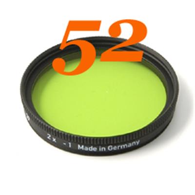 Filtre jaune-vert Heliopan SH-PMC diam. 52