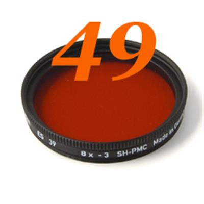 Filtre rouge Heliopan SH-PMC diam. 49