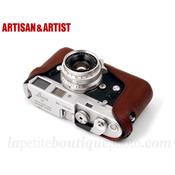 Etui en cuir marron pour Leica M2-M3-M4 Artisan & Artist LMB-M3