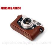 Etui en cuir marron pour Leica M2-M3-M4 Artisan & Artist LMB-M3