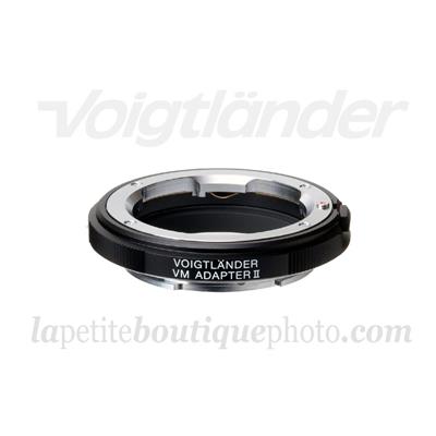 Adaptateur Voigtländer pour objectifs en monture Leica M sur Sony E/FE (NEX) II