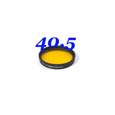 Filtre jaune orangé Heliopan MC diam. 40,5