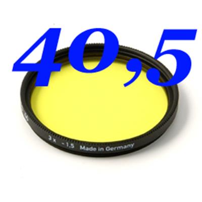 Filtre jaune moyen Heliopan MC diam. 40,5