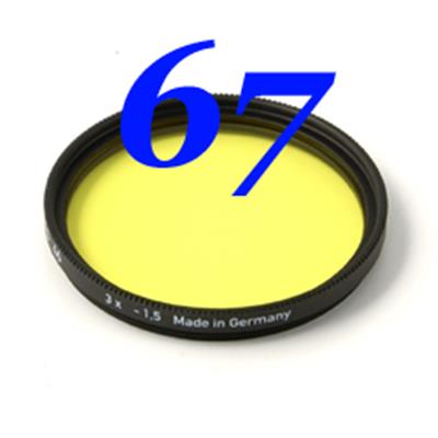 Filtre jaune moyen Heliopan SH-PMC diam. 67