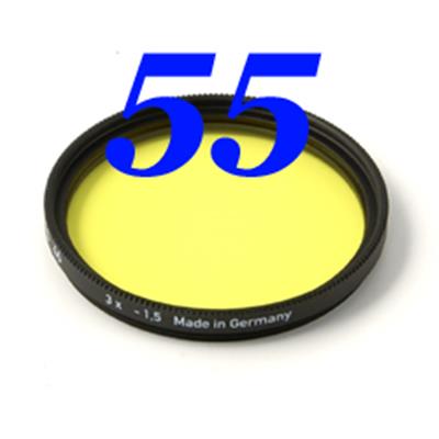 Filtre jaune moyen Heliopan SH-PMC diam. 55
