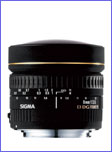 Fisheye circulaire SIGMA 8mm f3.5 DG EX /SIGMA SA