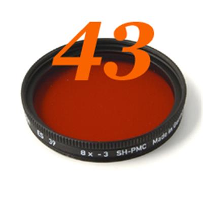 Filtre rouge Heliopan SH-PMC diam. 43