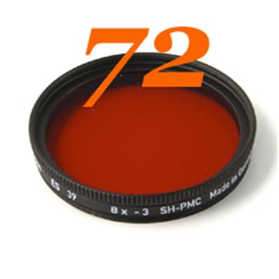 Filtre rouge Heliopan SH-PMC diam. 72