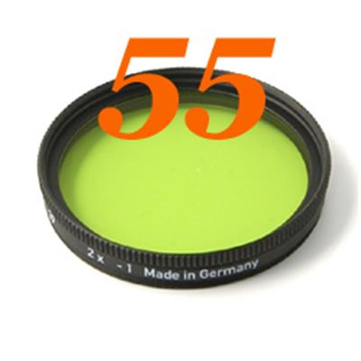 Filtre jaune-vert Heliopan MC diam. 55