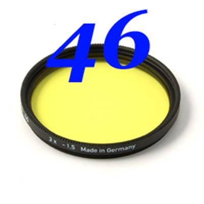 Filtre jaune moyen Heliopan SH-PMC diam. 46