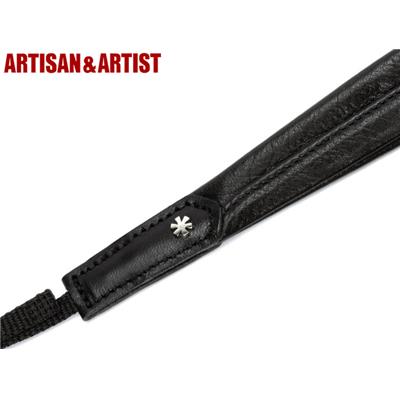 Dragonne en cuir noir Artisan & Artist ACAM-292 