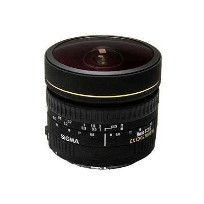 Fisheye circulaire SIGMA 8mm f3.5 DG EX /Canon
