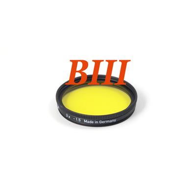 Filtre jaune moyen Heliopan MC baïonnette Rollei III