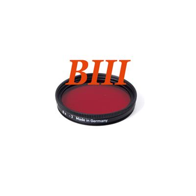 Filtre rouge foncé Heliopan MC baïonnette Rollei III